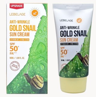 Lebelage krem do twarzy SPF 50+ GOLD SNAIL 50 ml