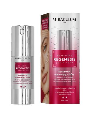 Miraculum Exosome Regenesis Youth-Code koncentrat odnawiający skórę na dzień i noc 30 ml