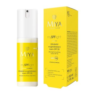 Miya mySPFlight ultralekki wygładzający krem SPF 50 50 ml