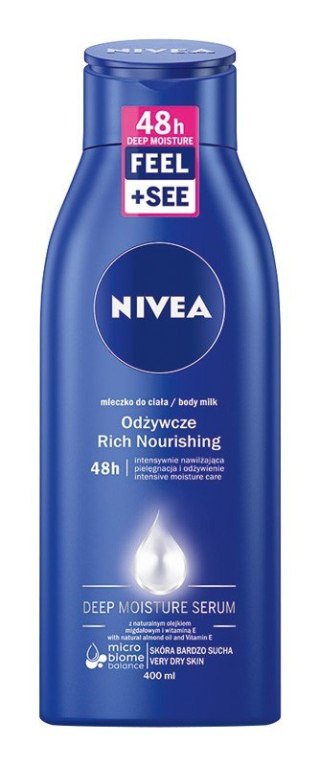 NIVEA NIVEA Body Milk Odżywcze mleczko do ciała 400 ml