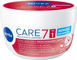 Nivea Care 7w1 ultra-lekki krem przeciwzmarszczkowy do twarzy 100 ml