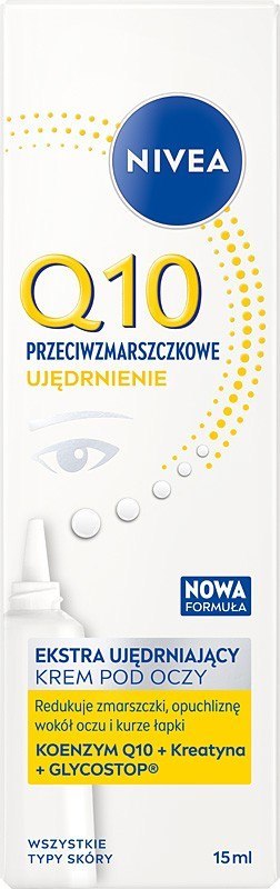 Nivea Q10 przeciwzmarszczkowy krem ujędrniający pod oczy z koenzymem Q10 15 ml
