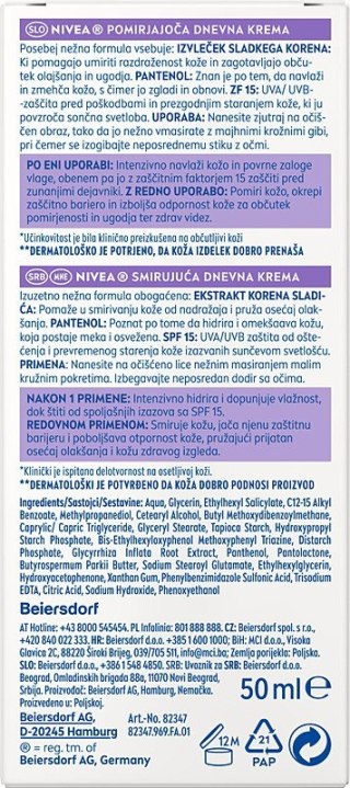 Nivea V 24H NAWILŻENIA krem n/dzień kojący 82347
