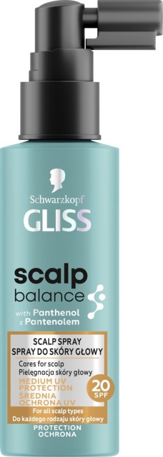 Gliss SCALP spray do skóry głowy SPF20 100 ml