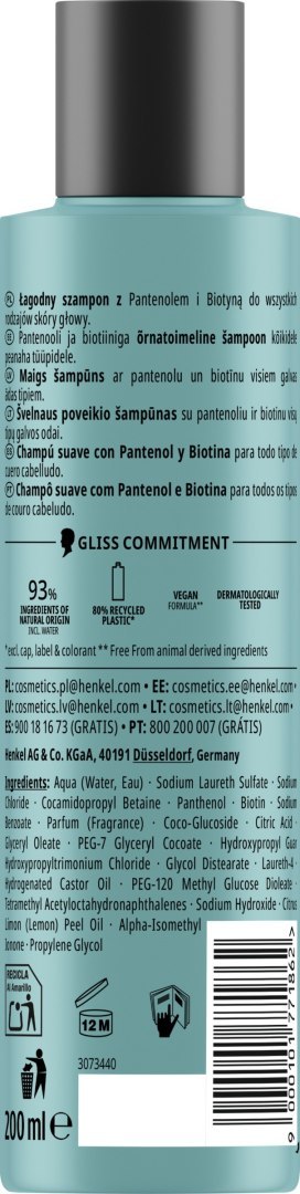 Gliss SCALP szampon łagodny 200 ml