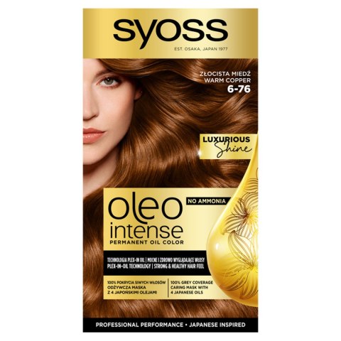 Schwarzkopf H SYOSS.farba OLEO 6-76 Złocista miedź