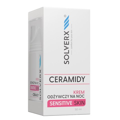 Solverx SENSITIVE SKIN krem do twarzy odżywczy noc 50m