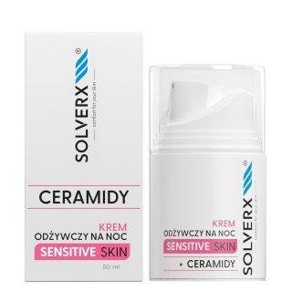 Solverx SENSITIVE SKIN krem do twarzy odżywczy noc 50m