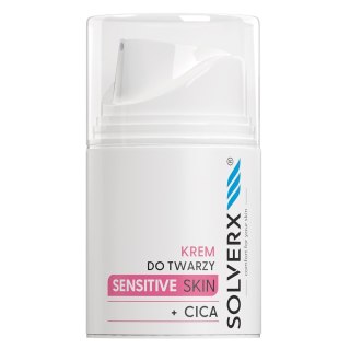Solverx Sensitive Skin krem do twarzy z CICA głęboko nawilżający 50 ml