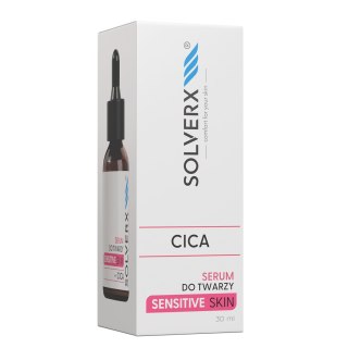 Solverx Sensitive Skin serum do twarzy z CICA łagodząco-regenerujące 30 ml