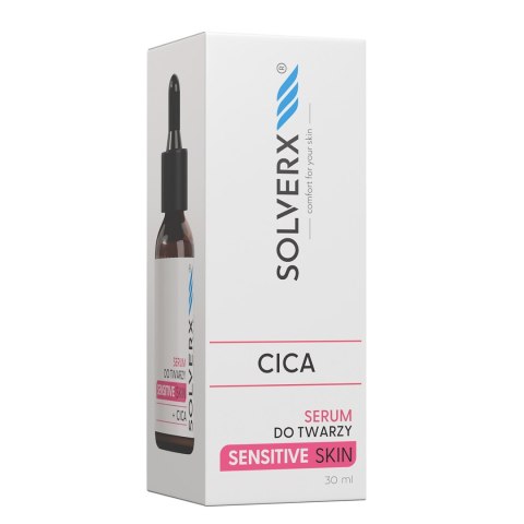 Solverx Sensitive Skin serum do twarzy z CICA łagodząco-regenerujące 30 ml