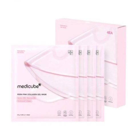 TOP KOREA MEDICUBE PDRN Pink Collagen Maski żelowe 4szt