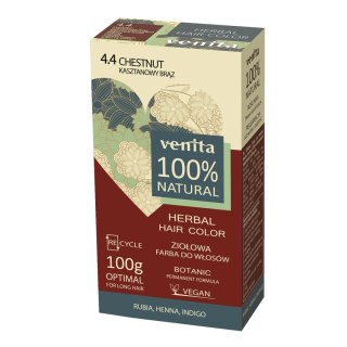 VENITA VENITA Herbal Hair Color Ziołowa farba do włosów nr 4.4 kasztanowy brąz