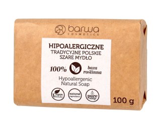 BARWA BARWA Hipoalergiczna Szare Mydło tradycyjne polskie w kostce 100g
