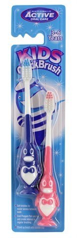 BEAUTY FORMULAS Beauty Formulas Active Oral Care Szczoteczka Kids Quick (3-6 lat) mix kolorów 1op.-2szt