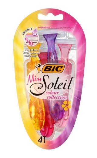 BIC Bic Maszynka do golenia Miss Soleil Colour Collection 4 1op.-4szt