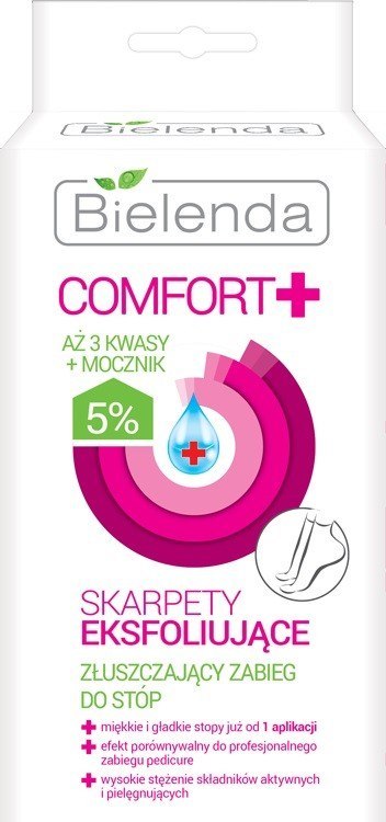 BIELENDA BIELENDA COMFORT + Skarpety eksfoliujące do stóp 1op - 2szt