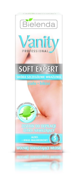 BIELENDA BIELENDA VANITY SOFT EXPERT Zestaw do depilacji ultra nawilżający ciało-bikini 100ml