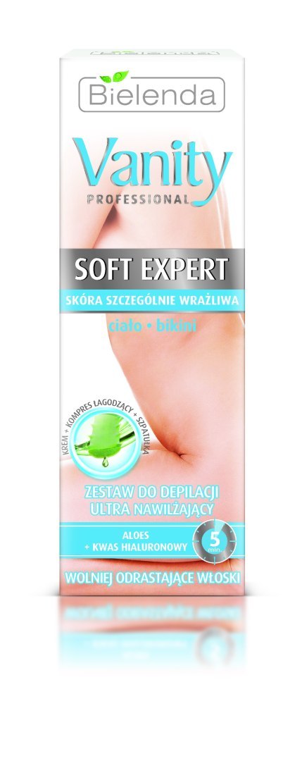 BIELENDA BIELENDA VANITY SOFT EXPERT Zestaw do depilacji ultra nawilżający ciało-bikini 100ml