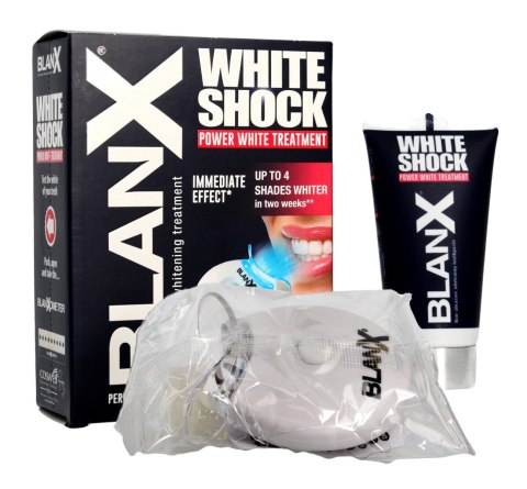 BLANX Blanx White Shock Intensywny System wybielający zęby (pasta 50ml+lampka led)