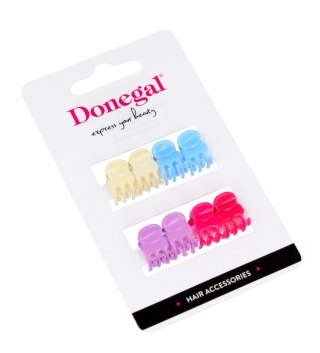 DONEGAL DONEGAL Klamerki do włosów kolorowe - mini (FA-9917) 1 op. - 8 szt.