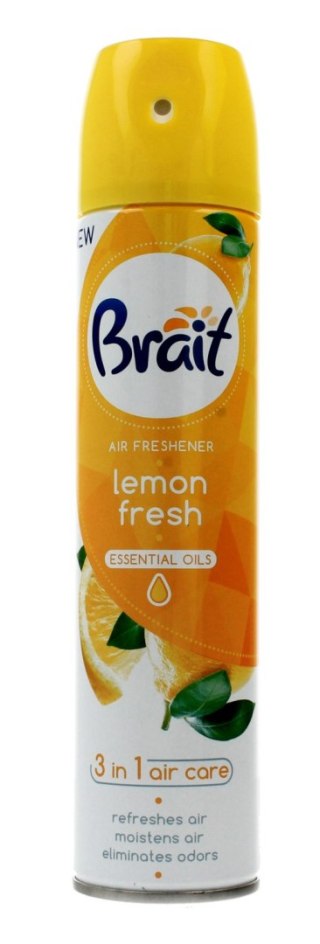DRAMERS Brait Air Care 3in1 Odświeżacz powietrza klasyczny Lemon Fresh 300ml