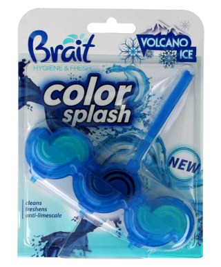 DRAMERS Brait Hygiene & Fresh Kostka toaletowa 2-fazowa Color Splash do WC Volcano Ice 45g