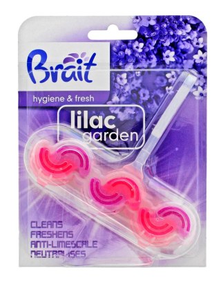DRAMERS Brait Hygiene & Fresh Kostka toaletowa 2-fazowa do WC Lilac Garden 45g