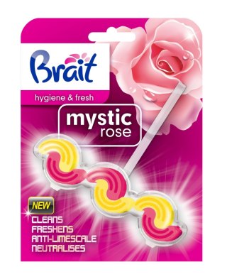 DRAMERS Brait Hygiene & Fresh Kostka toaletowa 2-fazowa do WC Mystic Rose 45g