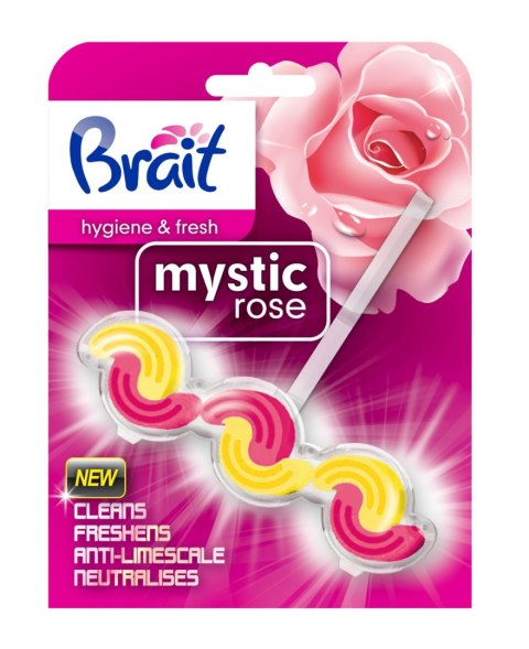 DRAMERS Brait Hygiene & Fresh Kostka toaletowa 2-fazowa do WC Mystic Rose 45g