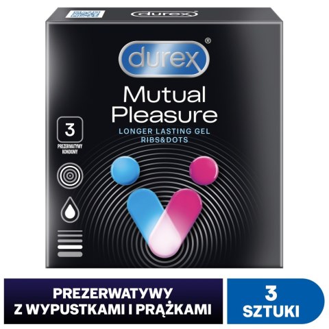 DUREX Durex Prezerwatywy Mutual Pleasure 3 szt