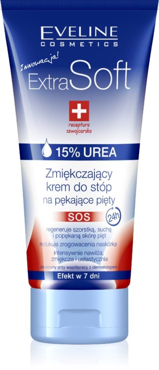 EVELINE EVELINE Extra Soft Zmiękczający krem do stóp na pękające pięty - 15% Urea 100 ml