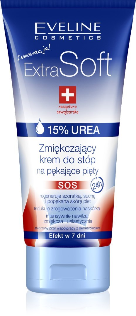 EVELINE EVELINE Extra Soft Zmiękczający krem do stóp na pękające pięty - 15% Urea 100 ml