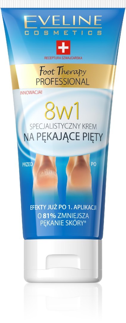 EVELINE EVELINE Foot Therapy Professional Specjalistyczny krem na pękające pięty 8w1 100 ml