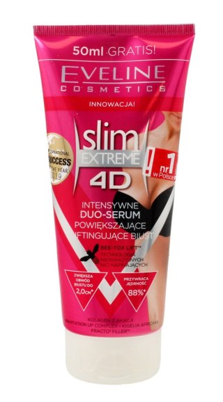 EVELINE EVELINE Slim Extreme 4D Intensywne duo-serum powiększające i liftingujące biust 200 ml
