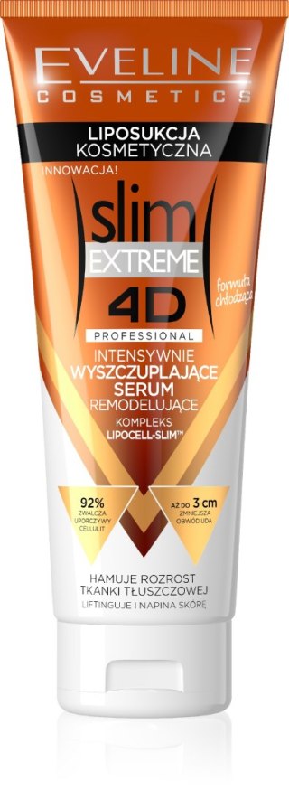 EVELINE EVELINE Slim Extreme 4D Intensywnie wyszczuplające serum remodelujące - Liposukcja Kosmetyczna 250 ml