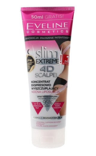 EVELINE EVELINE Slim Extreme 4D Scalpel koncentrat ekspresowo wyszczuplający nocna liposukcja 250 ml