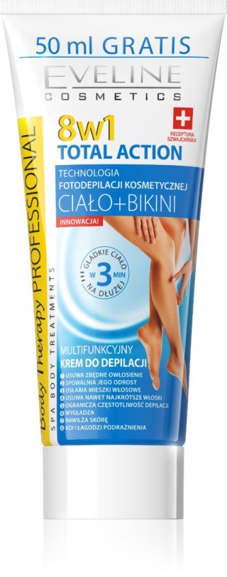 EVELINE EVELINE Total Action Multifunkcyjny krem do depilacji 8w1 200 ml