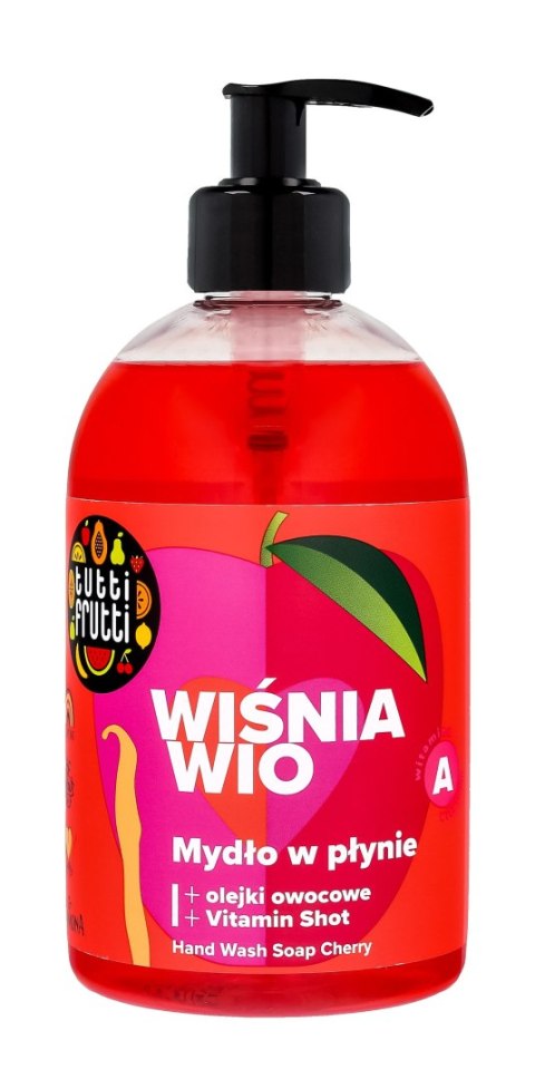 FARMONA TUTTI FRUTTI Wiśnia & Porzeczka Mydło w płynie z olejkami owocowymi i witaminą A 500 ml