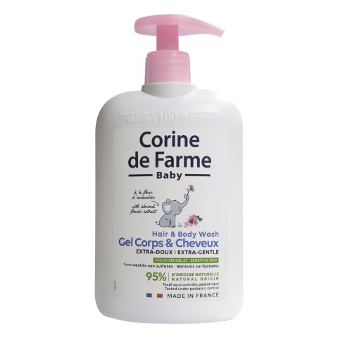 FORTE SWEEDEN Corine de Farme BeBe Extra delikatny żel do mycia ciała i włosów 2w1 migdałowy 500ml