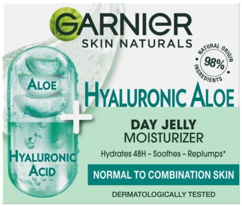 GARNIER GARNIER Skin Naturals Hyaluronic Aloe Jelly Lekki Krem-Żel nawilżający do twarzy 50 ml