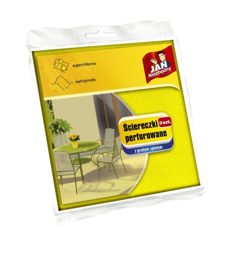 JAN N. GROSIK Sarantis Jan Niezbędny Ściereczka perforowana z grubym splotem 1 op.-3szt