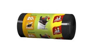 JAN N. GROSIK Sarantis Jan Niezbędny Worki na śmieci HD easy pack czarne 20 L 40szt.