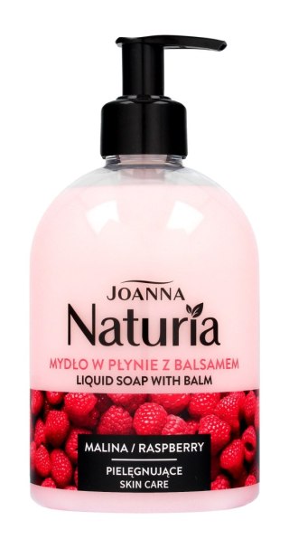 JOANNA JOANNA Naturia Body Mydło w płynie z balsamem Malina 500 ml
