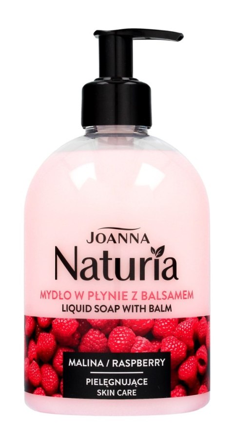 JOANNA JOANNA Naturia Body Mydło w płynie z balsamem Malina 500 ml