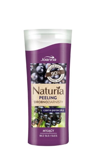 JOANNA JOANNA Naturia Peeling drobnoziarnisty do ciała Czarna porzeczka 100 g