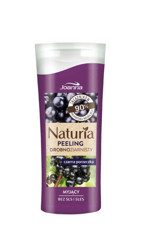 JOANNA JOANNA Naturia Peeling drobnoziarnisty do ciała Czarna porzeczka 100 g