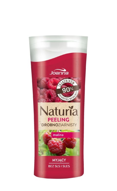 JOANNA JOANNA Naturia Peeling drobnoziarnisty do ciała Malina 100 g