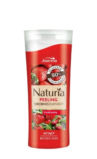 JOANNA JOANNA Naturia Peeling drobnoziarnisty do ciała Truskawka 100 g
