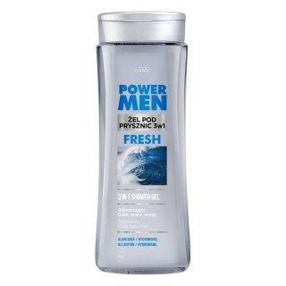 JOANNA JOANNA Power Men Żel pod prysznic 3w1 Fresh - Alantoina i Hydromanil 300 ml